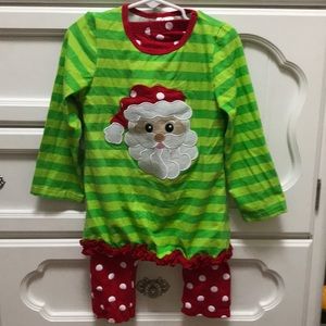Girls Santa Christmas Outfit